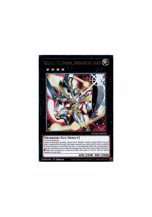 Number 39: Utopia, Emissary of Light (V.1 - Ultra Rare)