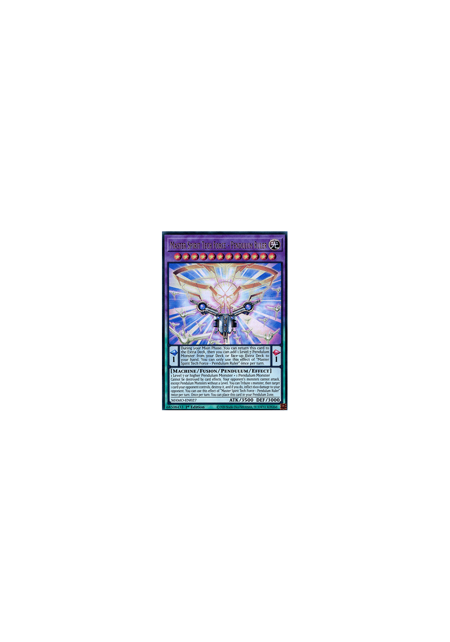 Master Spirit Tech Force - Pendulum Ruler (V.1 - Ultra Rare)
