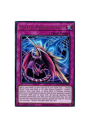 Malefic Paradigm Shift (V.1 - Ultra Rare)
