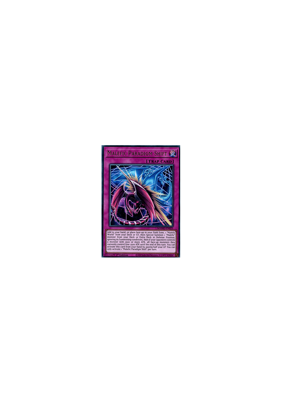 Malefic Paradigm Shift (V.1 - Ultra Rare)