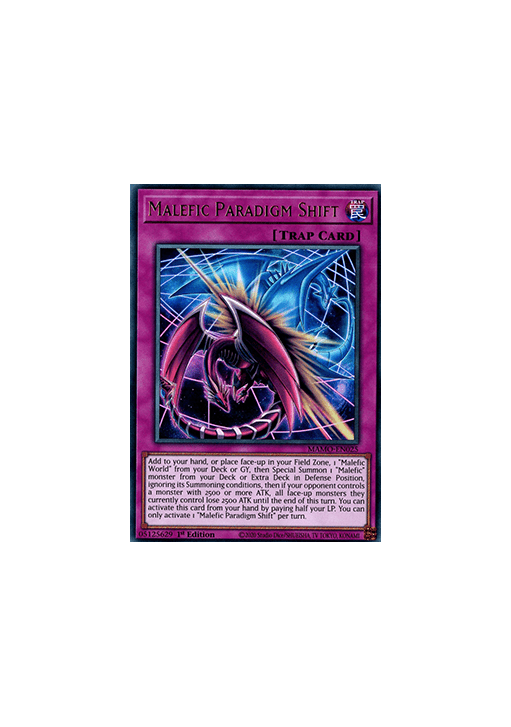 Malefic Paradigm Shift (V.1 - Ultra Rare)