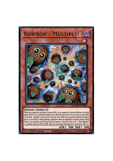 Kuriboh - Multiply! (V.1 - Ultra Rare)