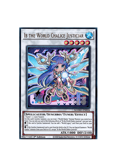 Ib the World Chalice Justiciar (V.1 - Ultra Rare)