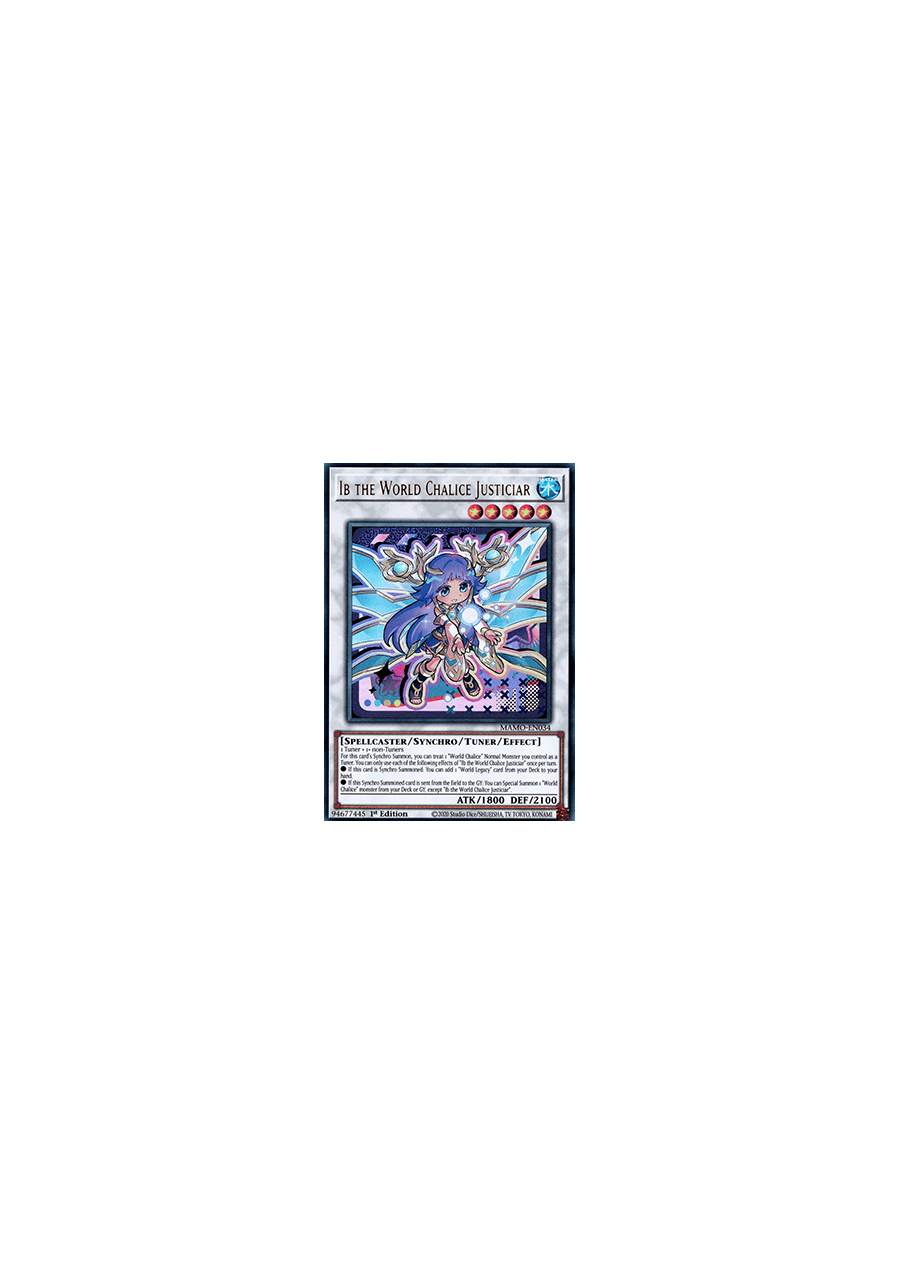 Ib the World Chalice Justiciar (V.1 - Ultra Rare)