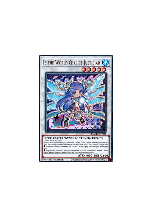 Ib the World Chalice Justiciar (V.1 - Ultra Rare)