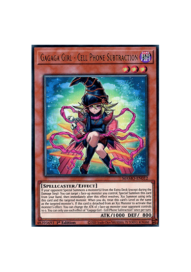 Gagaga Girl - Cell Phone Subtraction (V.1 - Ultra Rare)
