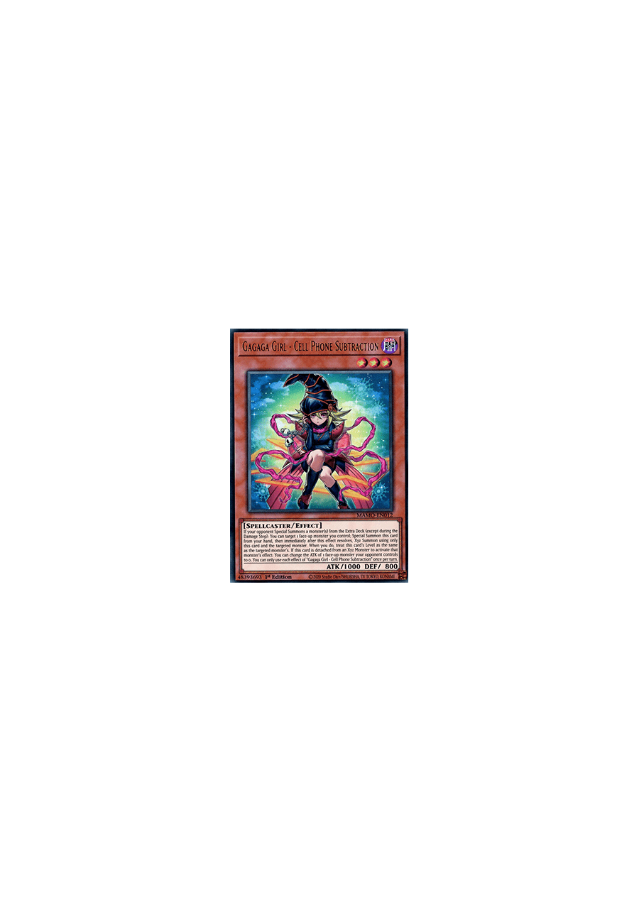 Gagaga Girl - Cell Phone Subtraction (V.1 - Ultra Rare)
