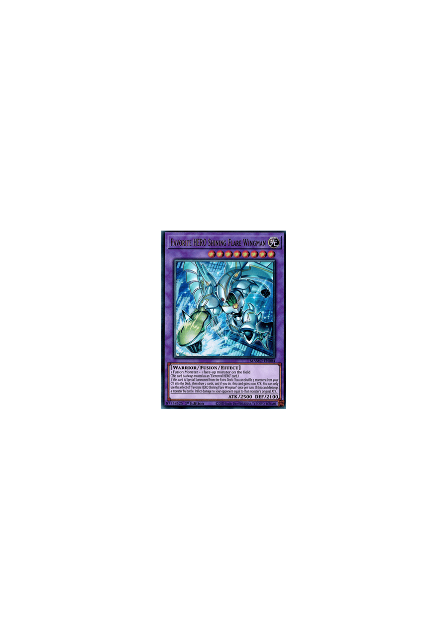 Favorite HERO Shining Flare Wingman (V.1 - Ultra Rare)