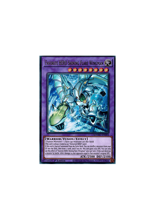 Favorite HERO Shining Flare Wingman (V.1 - Ultra Rare)
