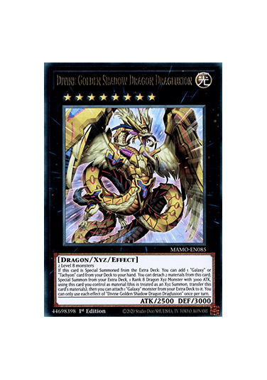 Divine Golden Shadow Dragon Dragluxion
