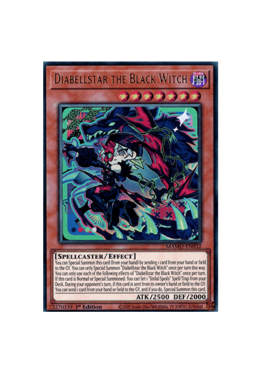 Diabellstar the Black Witch (V.1 - Ultra Rare)