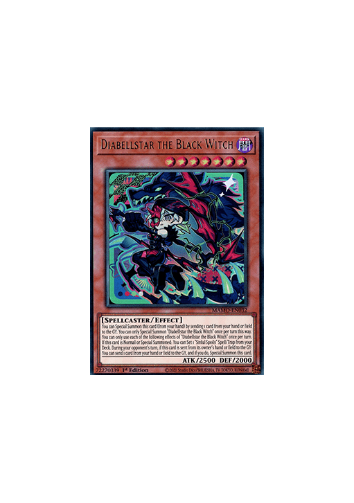 Diabellstar the Black Witch (V.1 - Ultra Rare)
