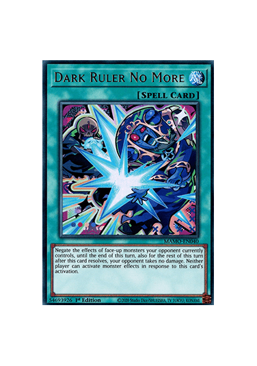 Dark Ruler No More (V.1 - Ultra Rare)