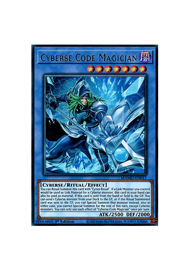 Cyberse Code Magician (V.1 - Ultra Rare)