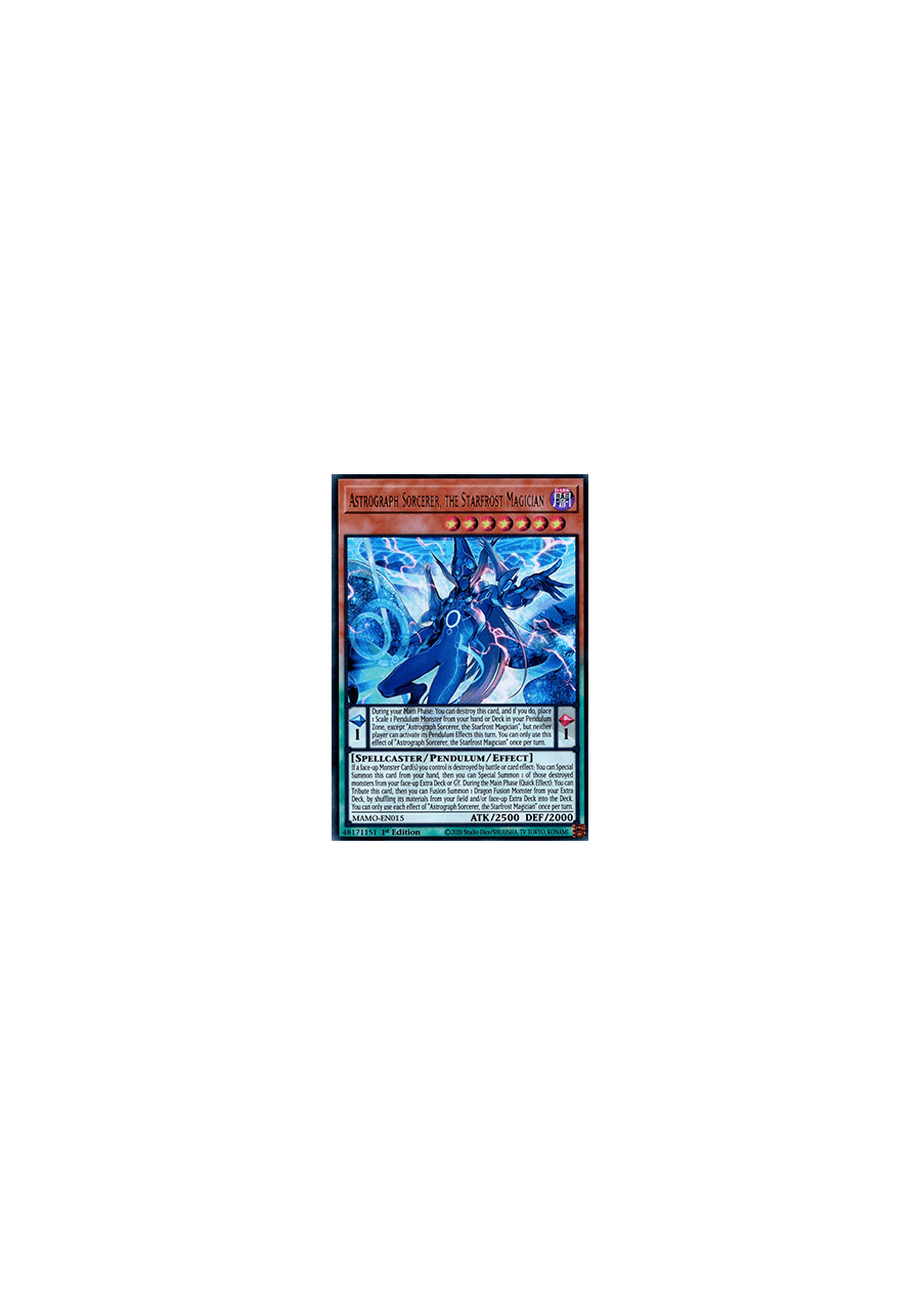 Astrograph Sorcerer, the Starfrost Magician (V.1 - Ultra Rare)