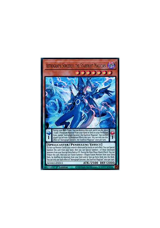 Astrograph Sorcerer, the Starfrost Magician (V.1 - Ultra Rare)