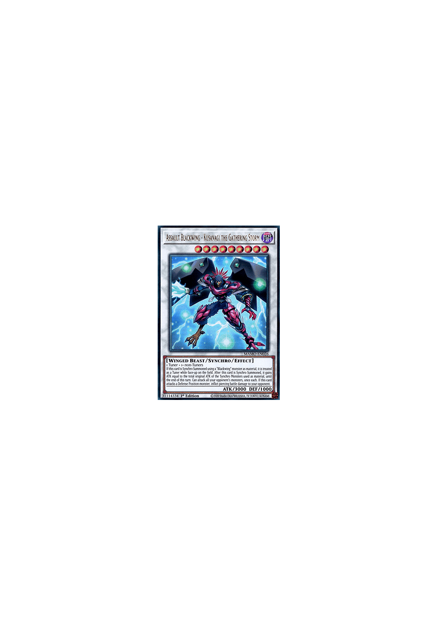 Assault Blackwing - Kusanagi the Gathering Storm (V.1 - Ultra Rare)