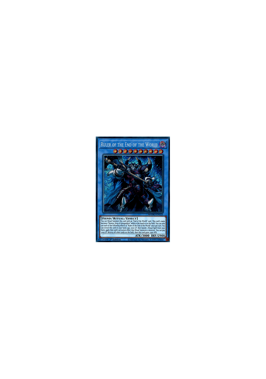 Ruler of the End of the World (V.1 - Secret Rare)