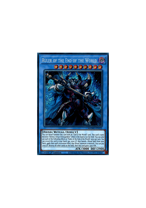 Ruler of the End of the World (V.1 - Secret Rare)