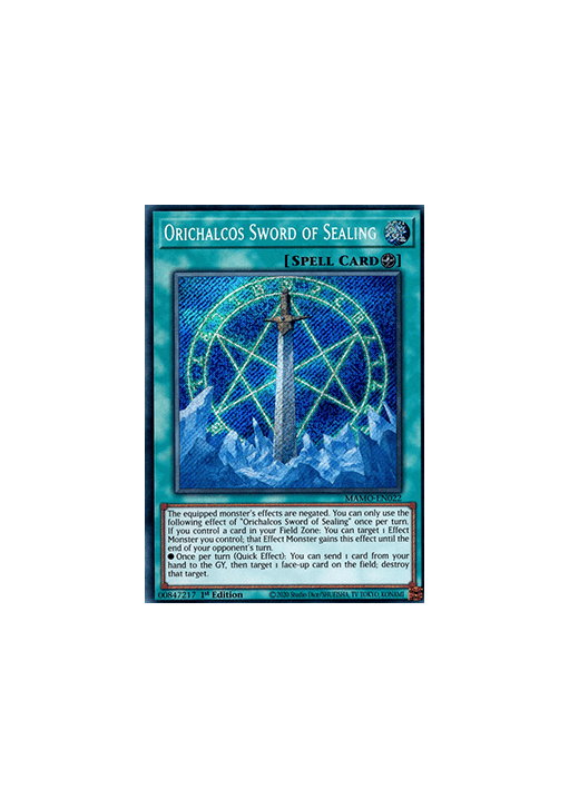 Orichalcos Sword of Sealing (V.2 - Secret Rare)