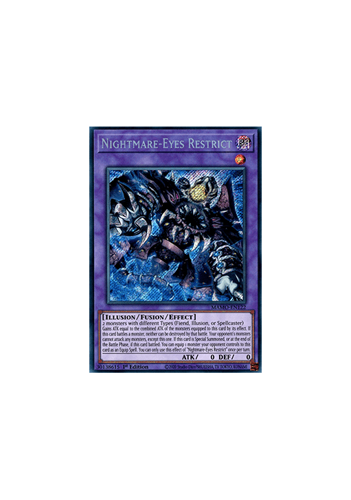Nightmare-Eyes Restrict (V.1 - Secret Rare)