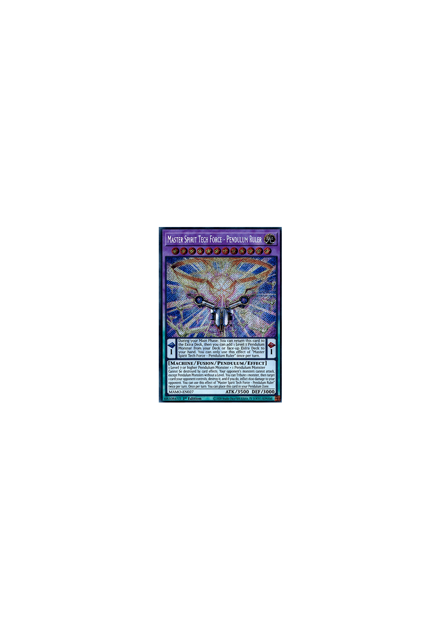 Master Spirit Tech Force - Pendulum Ruler (V.2 - Secret Rare)