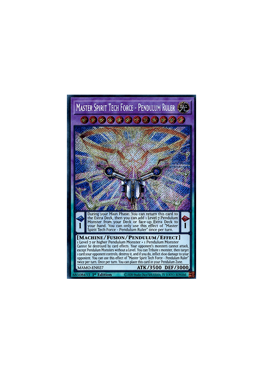 Master Spirit Tech Force - Pendulum Ruler (V.2 - Secret Rare)