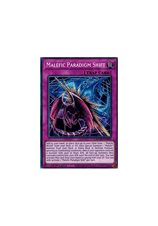 Malefic Paradigm Shift (V.2 - Secret Rare)