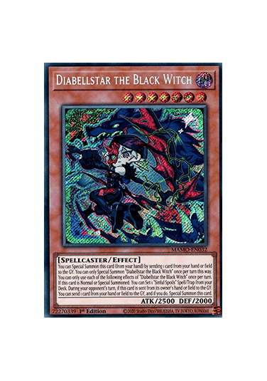 Diabellstar the Black Witch (V.2 - Secret Rare)