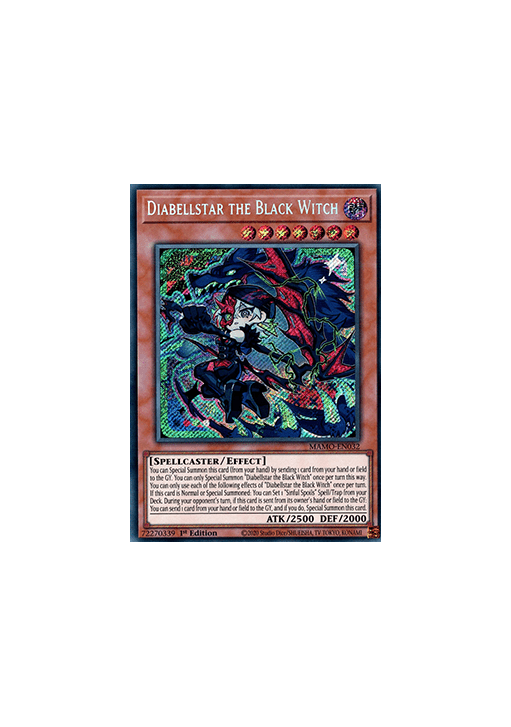 Diabellstar the Black Witch (V.2 - Secret Rare)