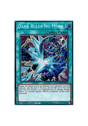 Dark Ruler No More (V.2 - Secret Rare)