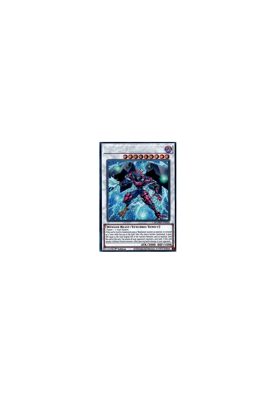 Assault Blackwing - Kusanagi the Gathering Storm (V.2 - Secret Rare)